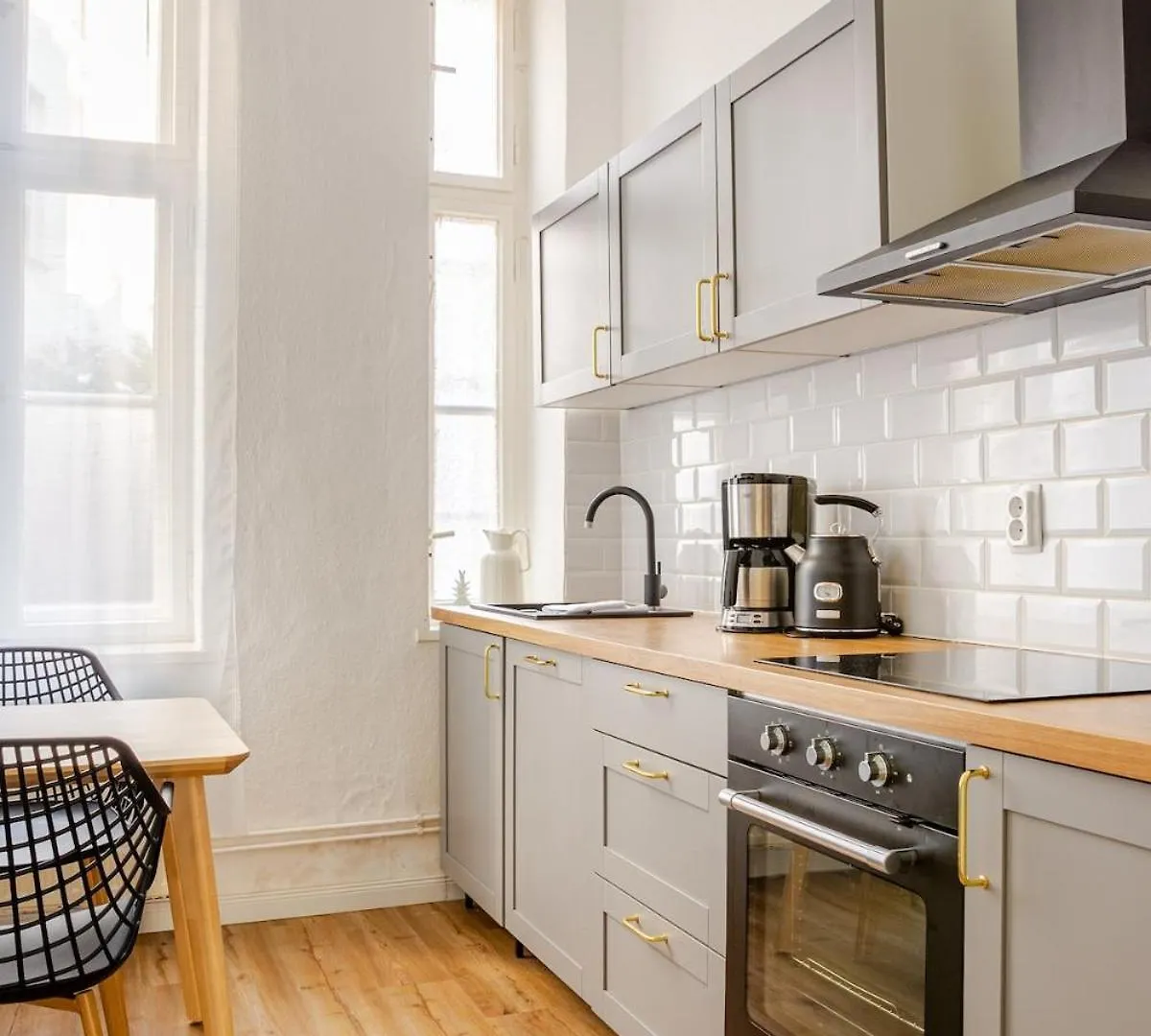 Green Apartment 3-Room Treptower Park Berlin Tyskland